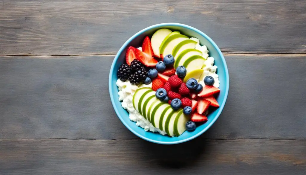 Cottage Cheese and Fruit