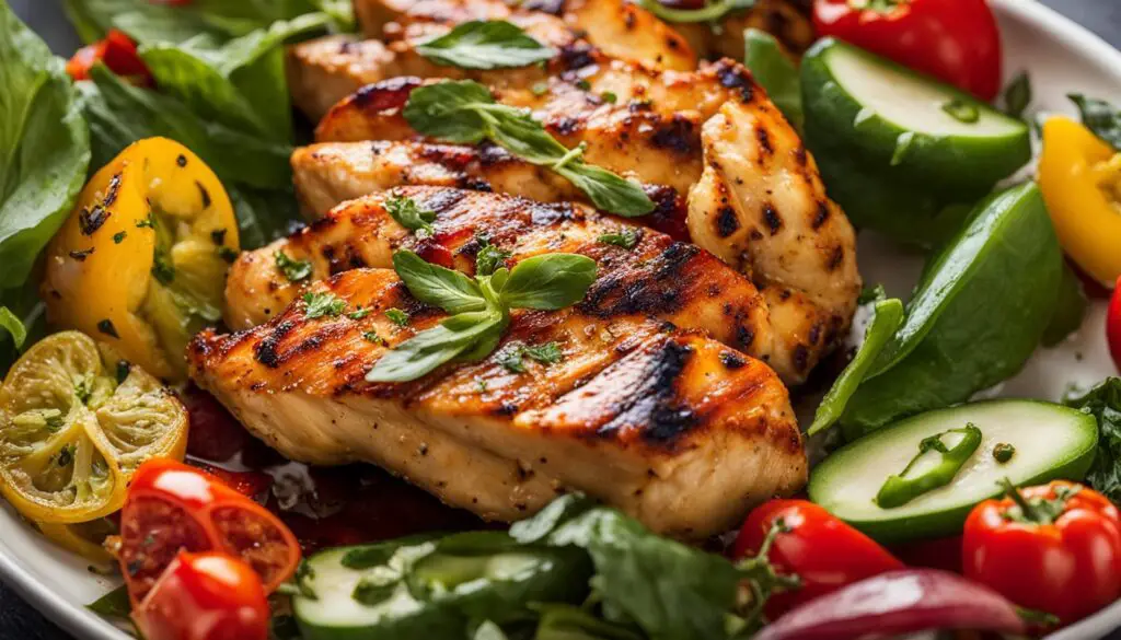 Marinated grilled chicken breast for easy chicken dishes