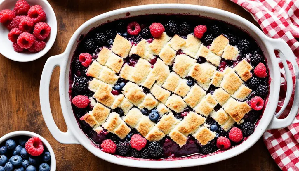 berry cobbler