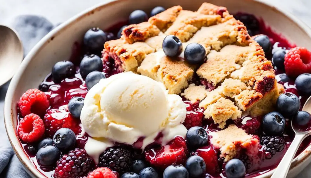 berry cobbler