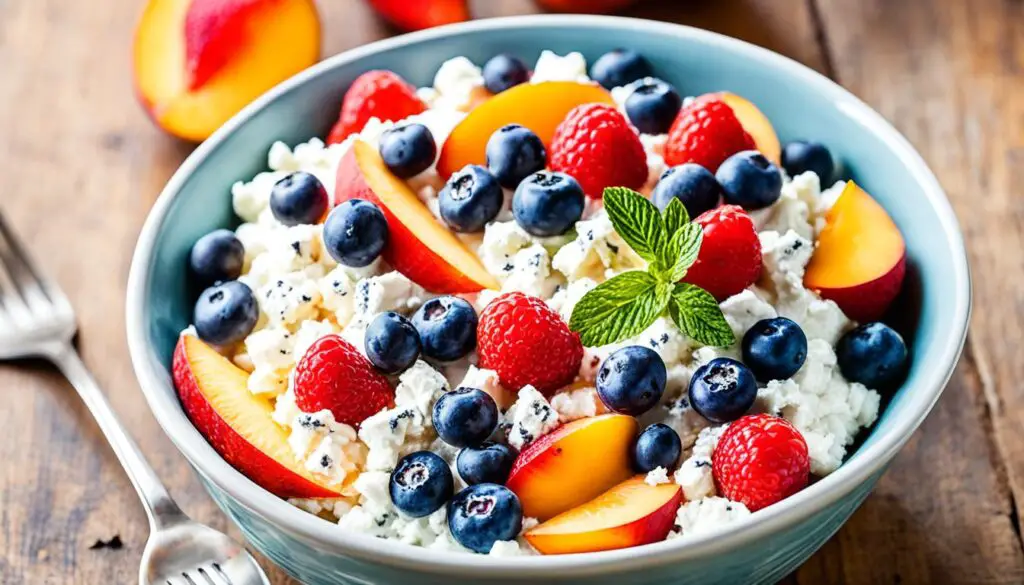 cottage cheese and fruit