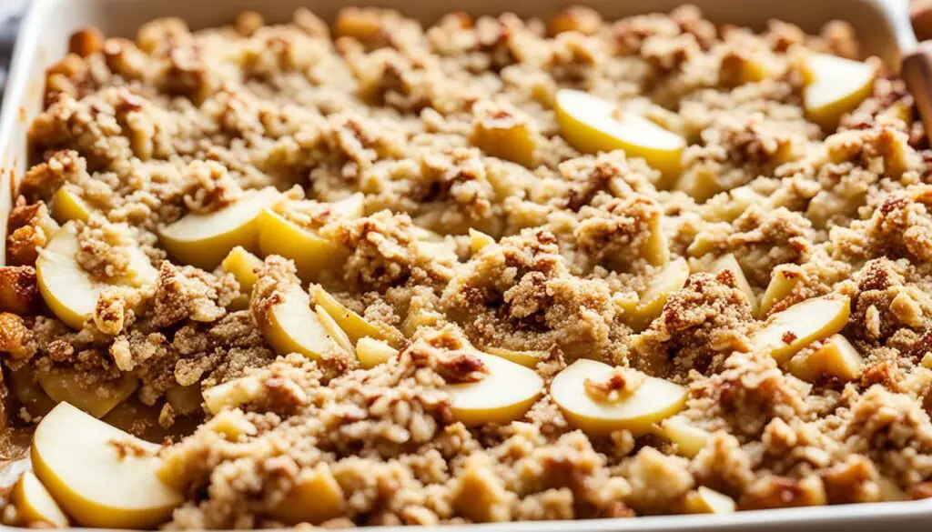 rustic apple crisp