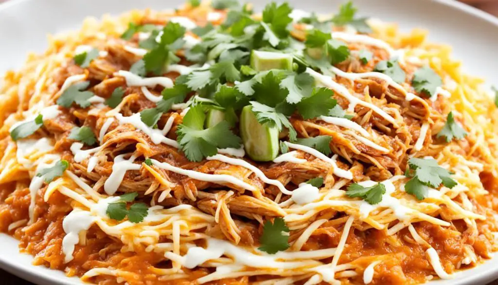 shredded chicken