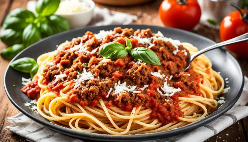 spaghetti bolognese